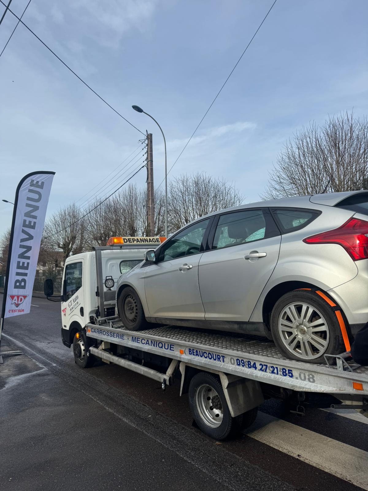 Évacuation de véhicule GT Auto